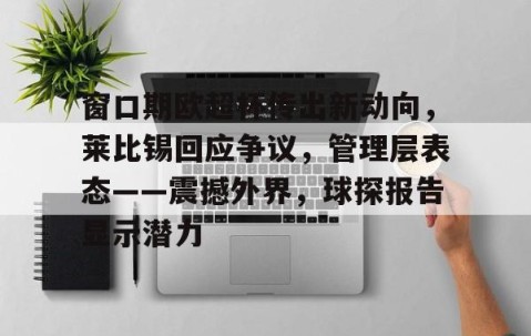 窗口期欧超杯传出新动向，莱比锡回应争议，管理层表态——震撼外界，球探报告显示潜力的简单介绍-APP下载